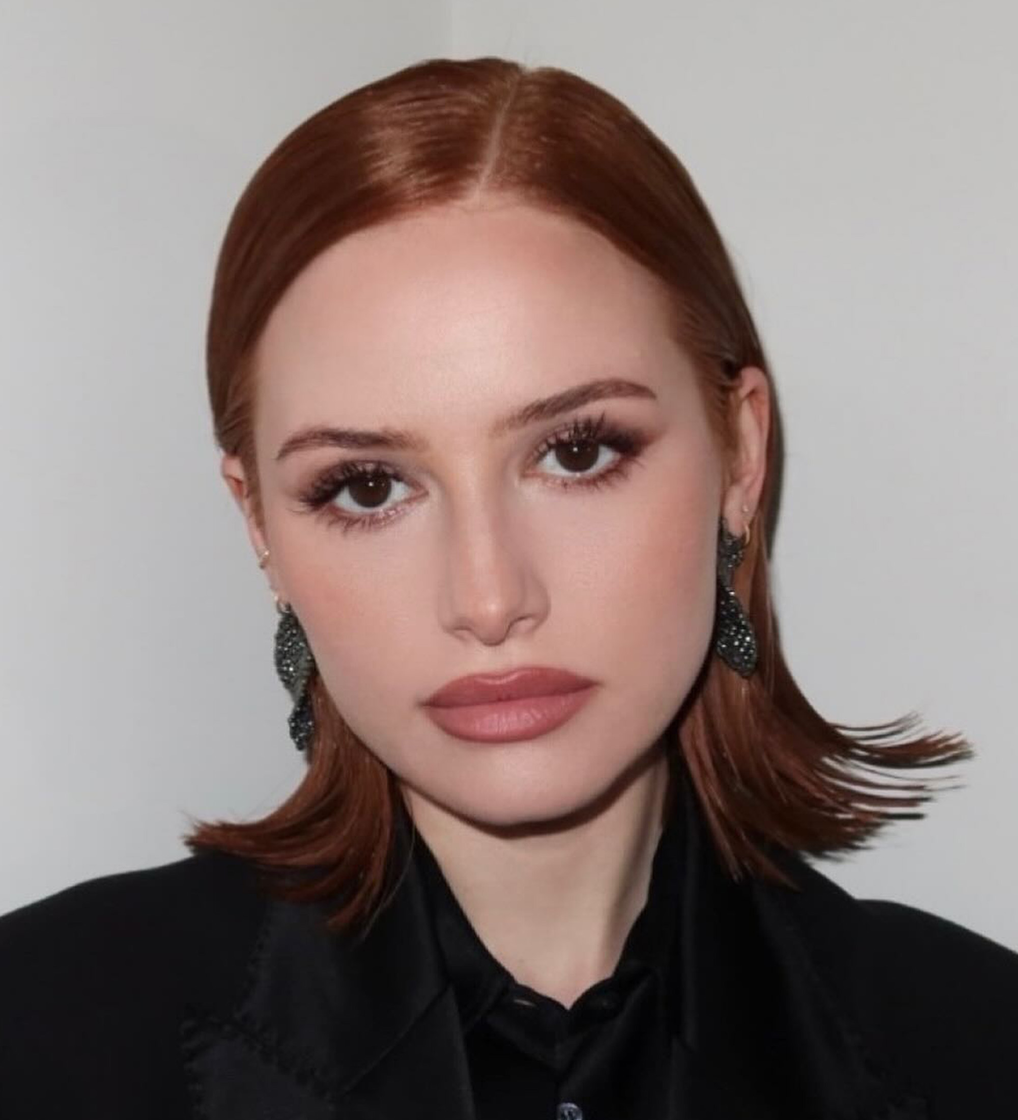 Madeline Metsch wears a sleek, flipped bob