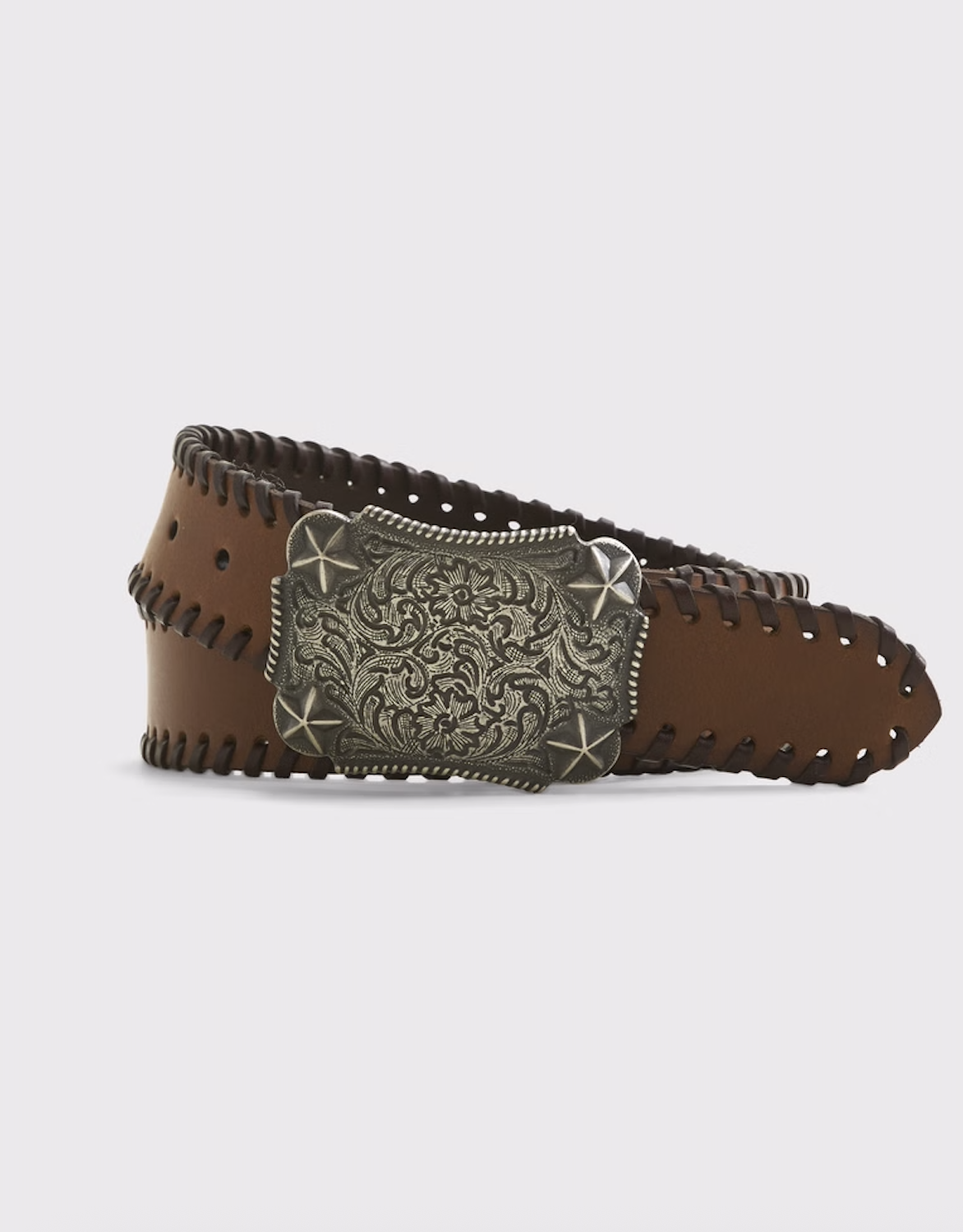 Abercrombie x Kemo Sabe, Western Leather Belt