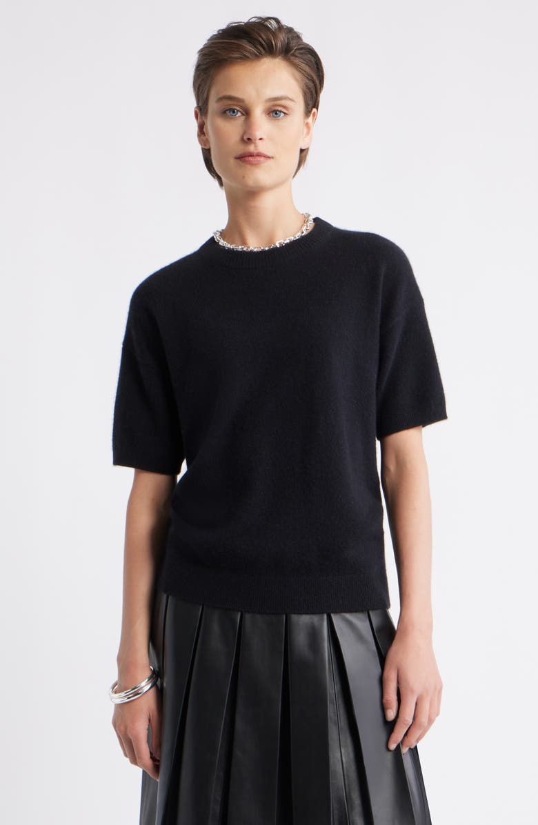 Short Sleeve Cashmere Sweater